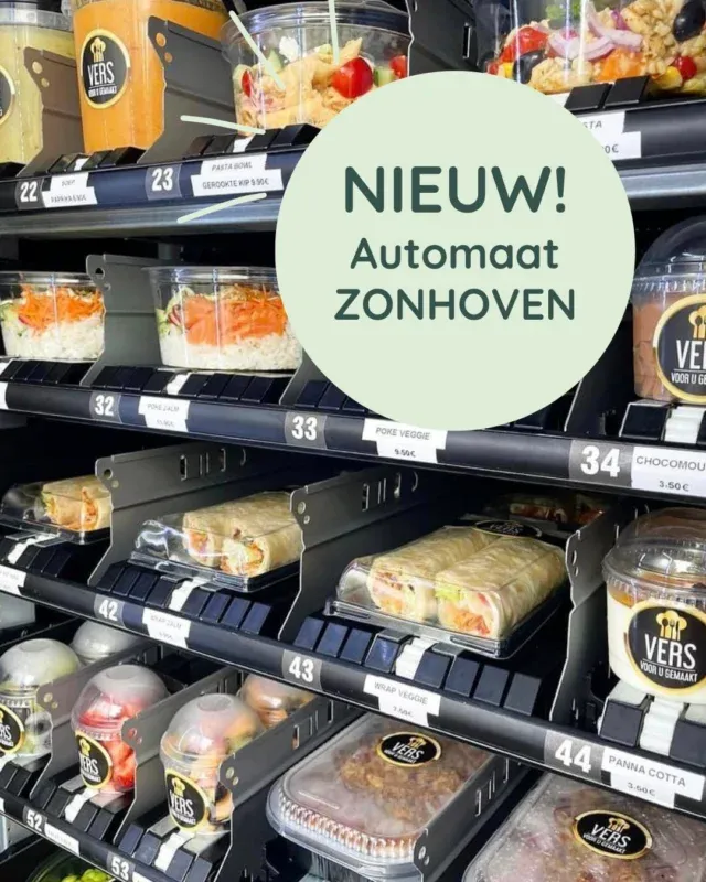 🥗 NIEUWE AUTOMAAT!
